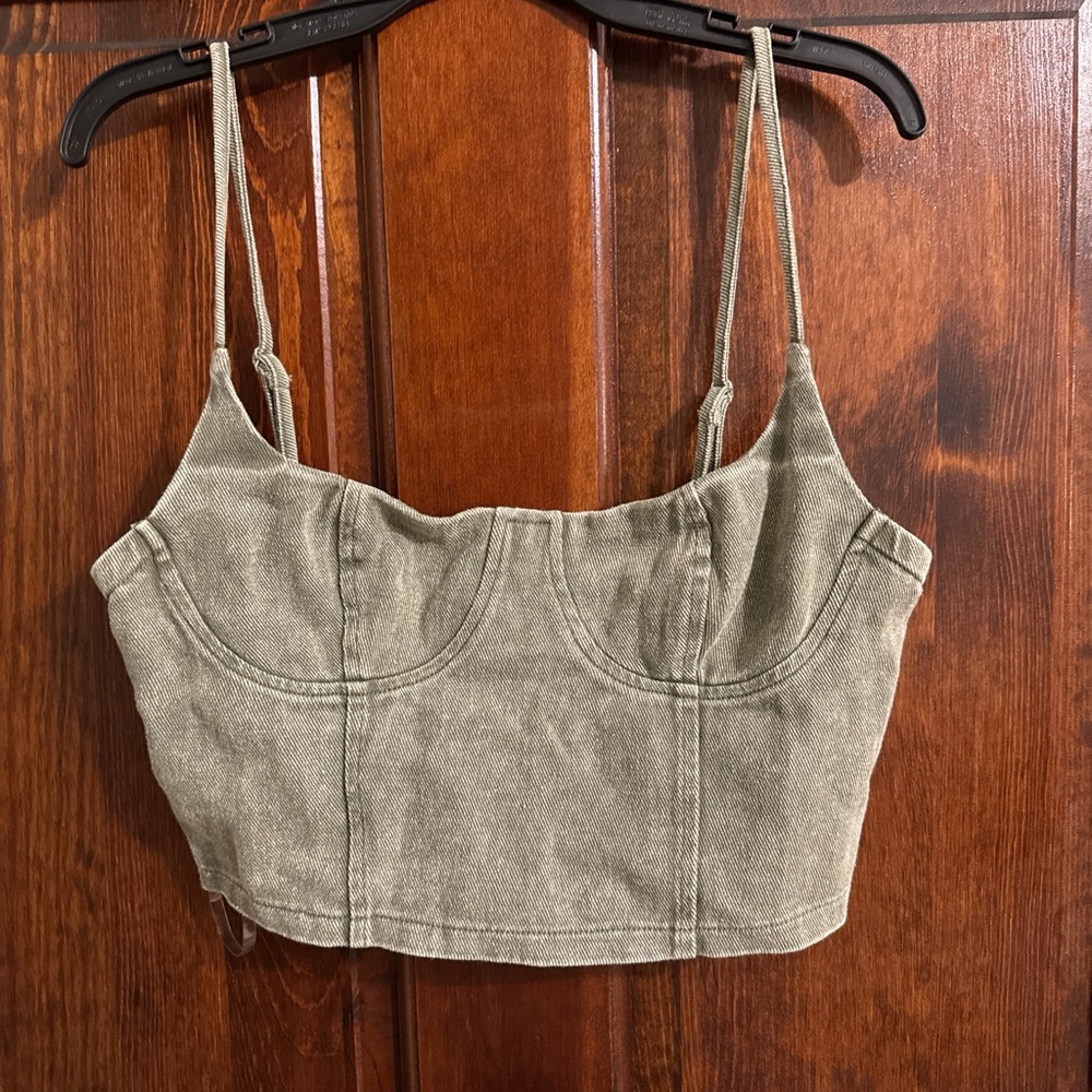 Forever 21 Olive Green Camisole Top